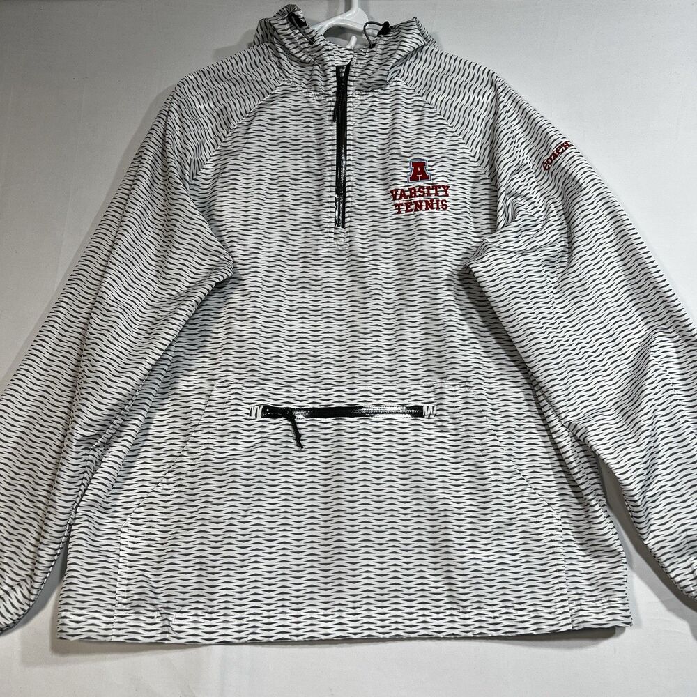 Holloway Varsity Tennis Coach 1/4 Zip Pullover Windbreaker Jacket Men's L